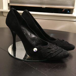 Hype Black Heels 7.5